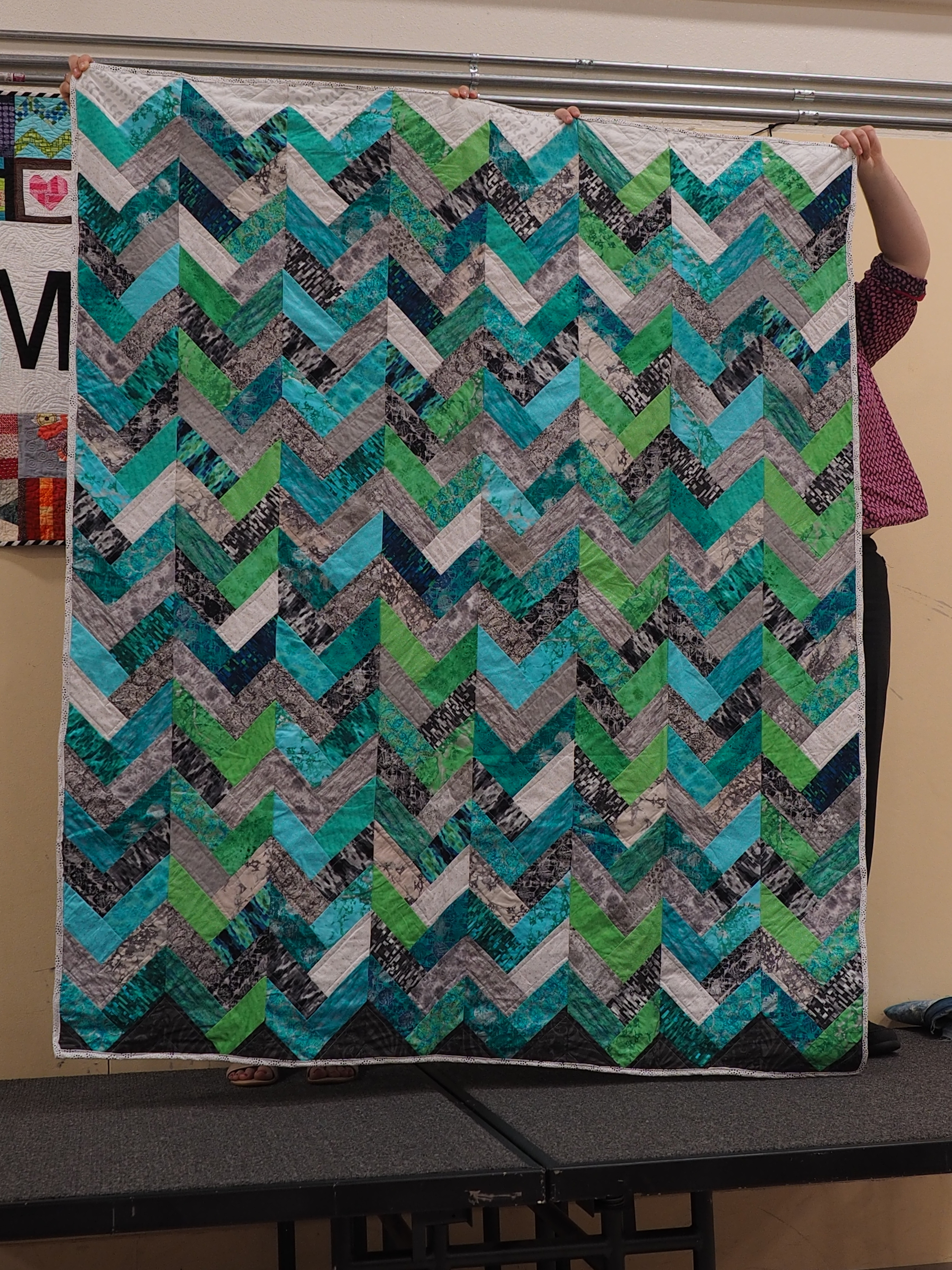 Sam Richards  Peaks &amp; Valleys  @sam_richards612  Pattern from the book "Seems like Scrappy" 
