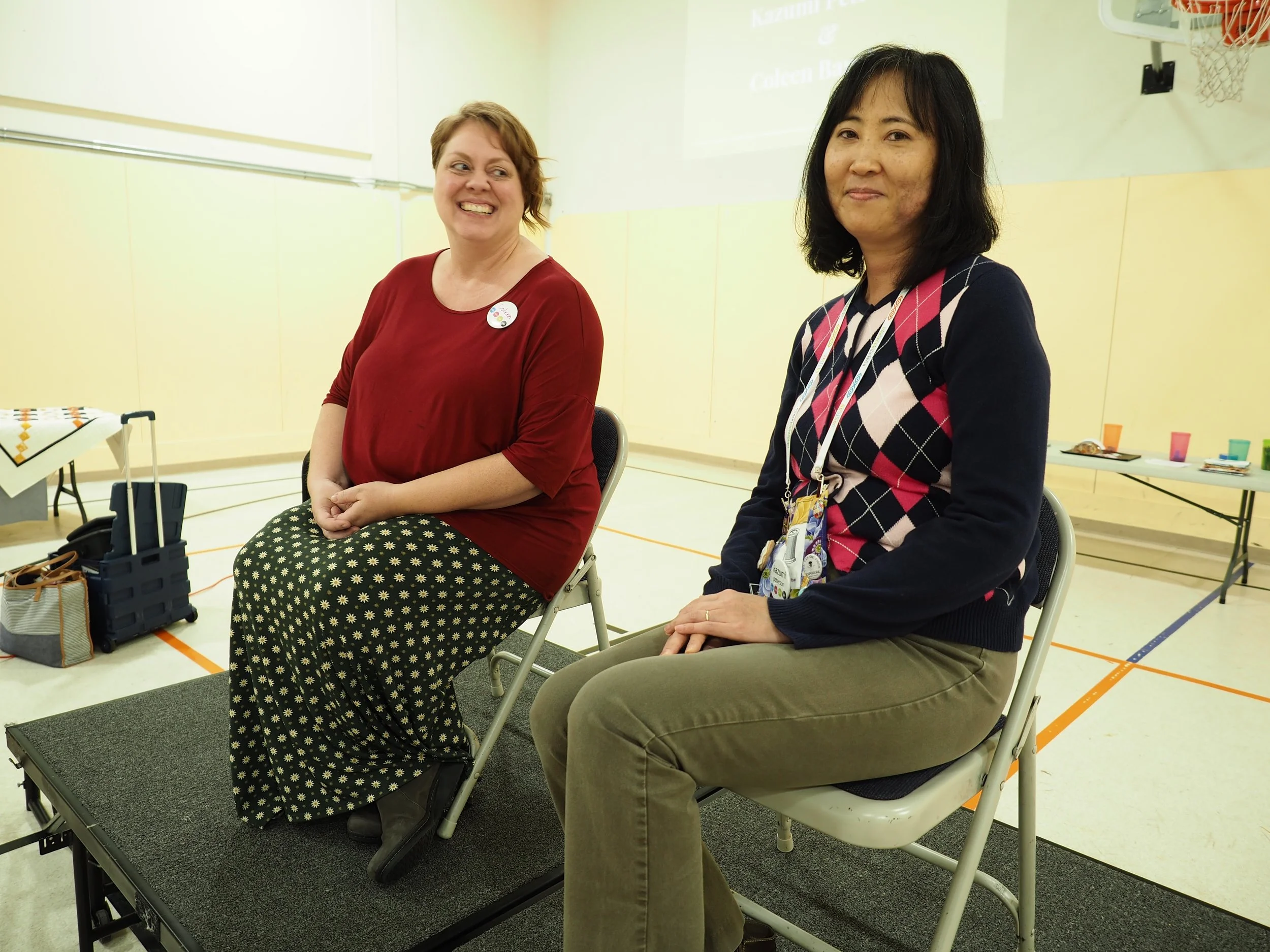 Coleen Barnhardt and Kazumi Peterson