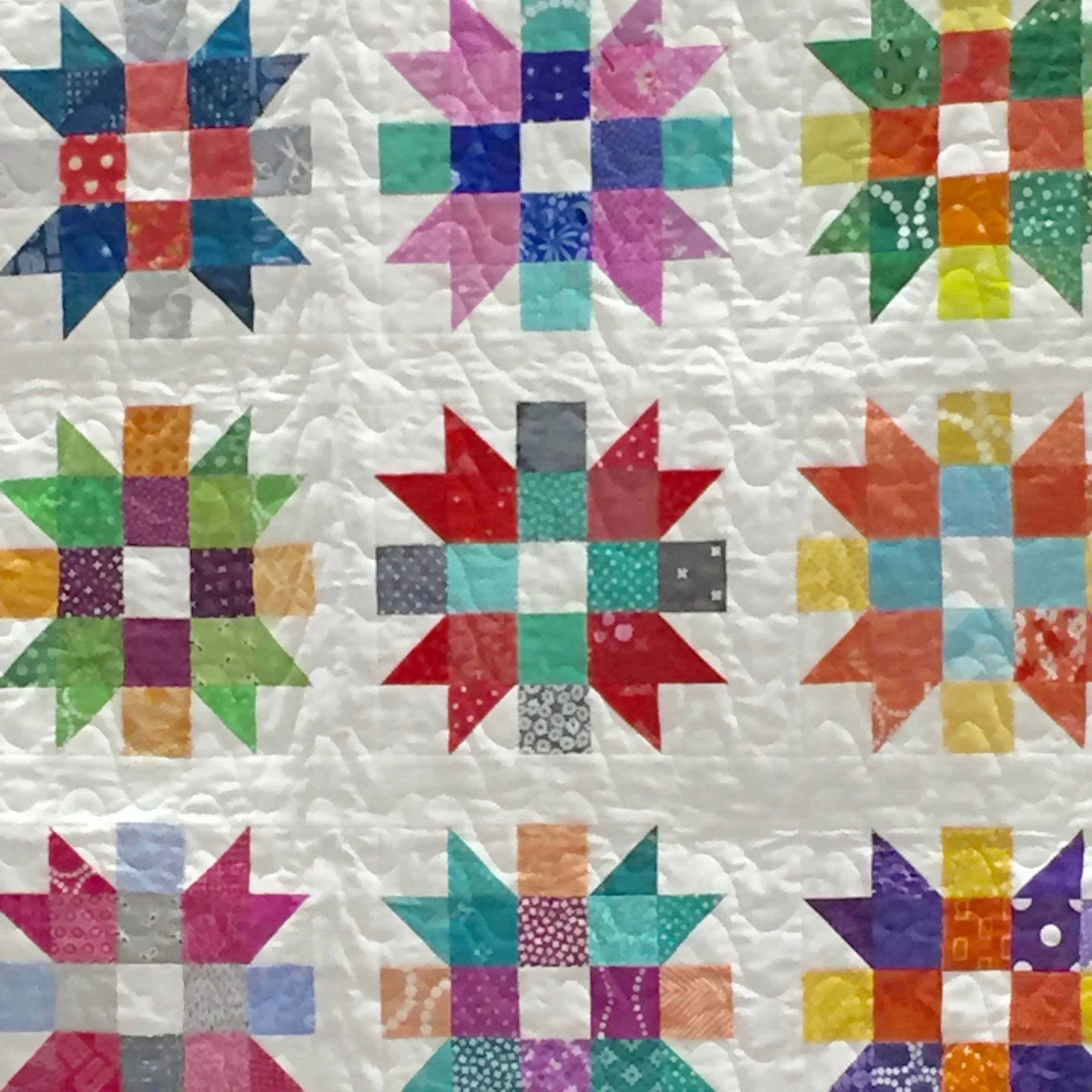 PMQG Charity Quilt shown at February meeting