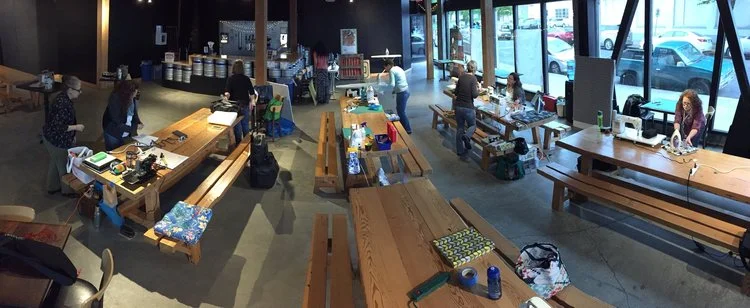 The workshop space at the Lagunitas Community Room