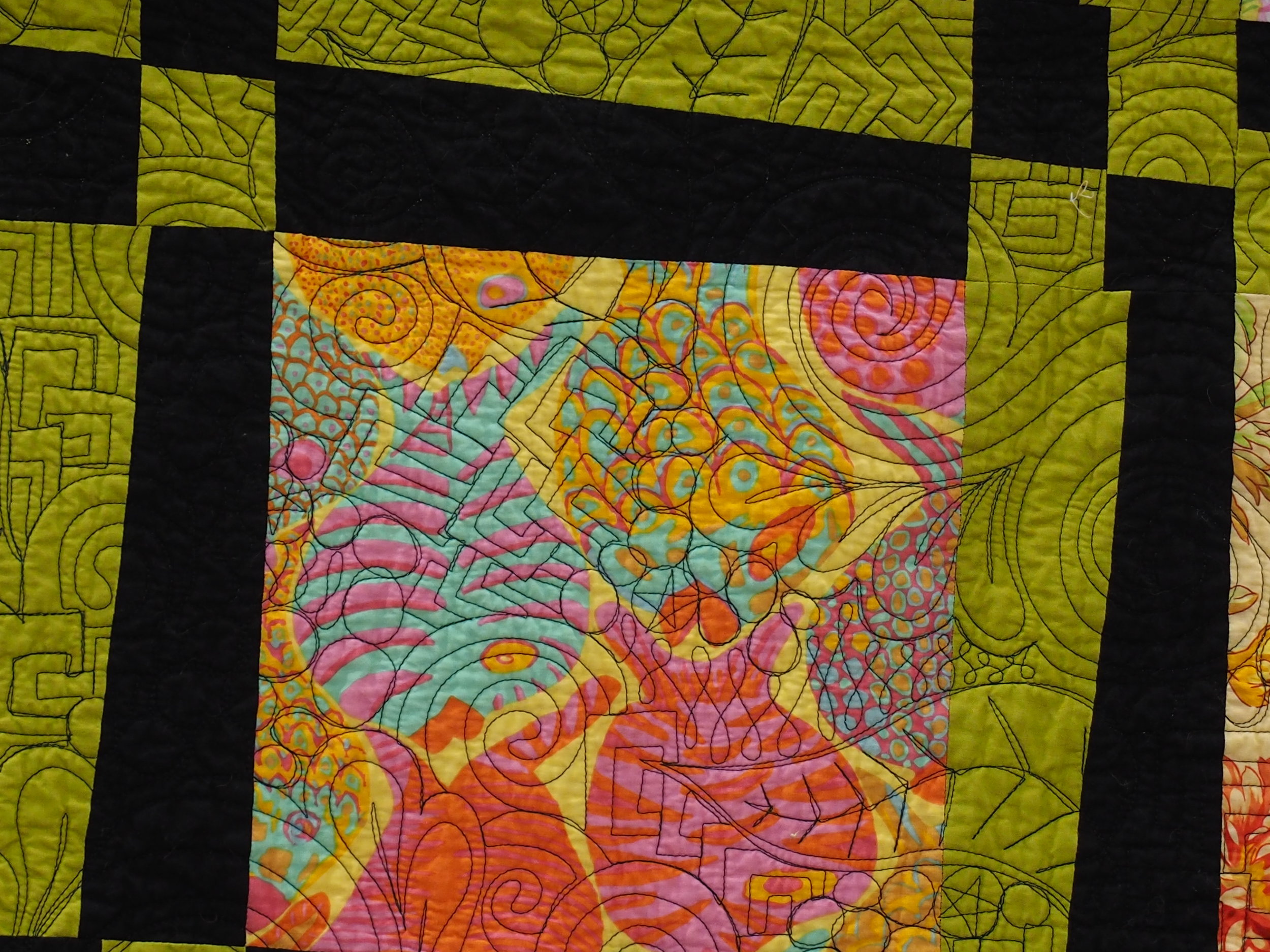 Detail of Quilt by Tracie Barisich