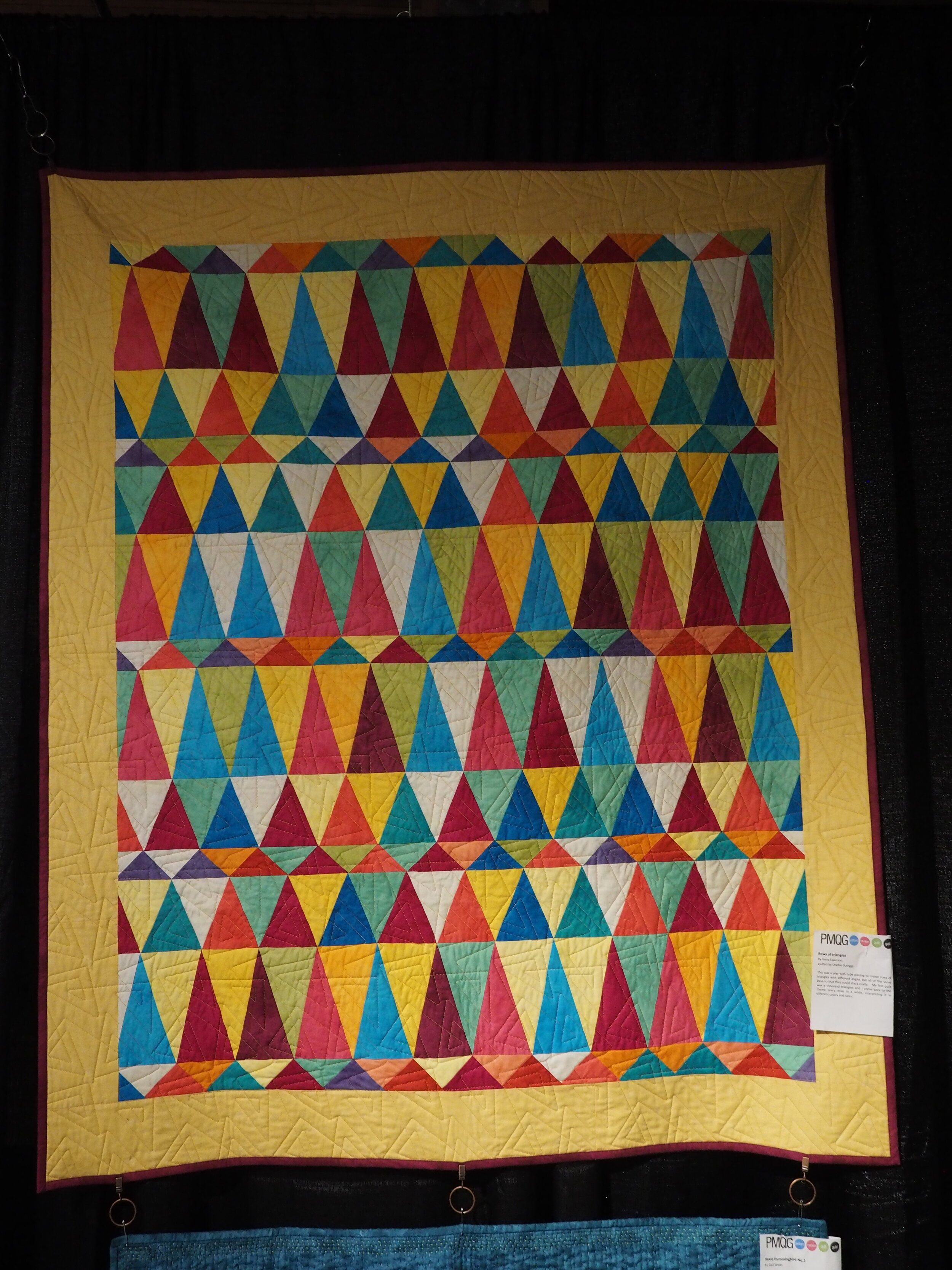 Rows of Triangles by Irena Swanson