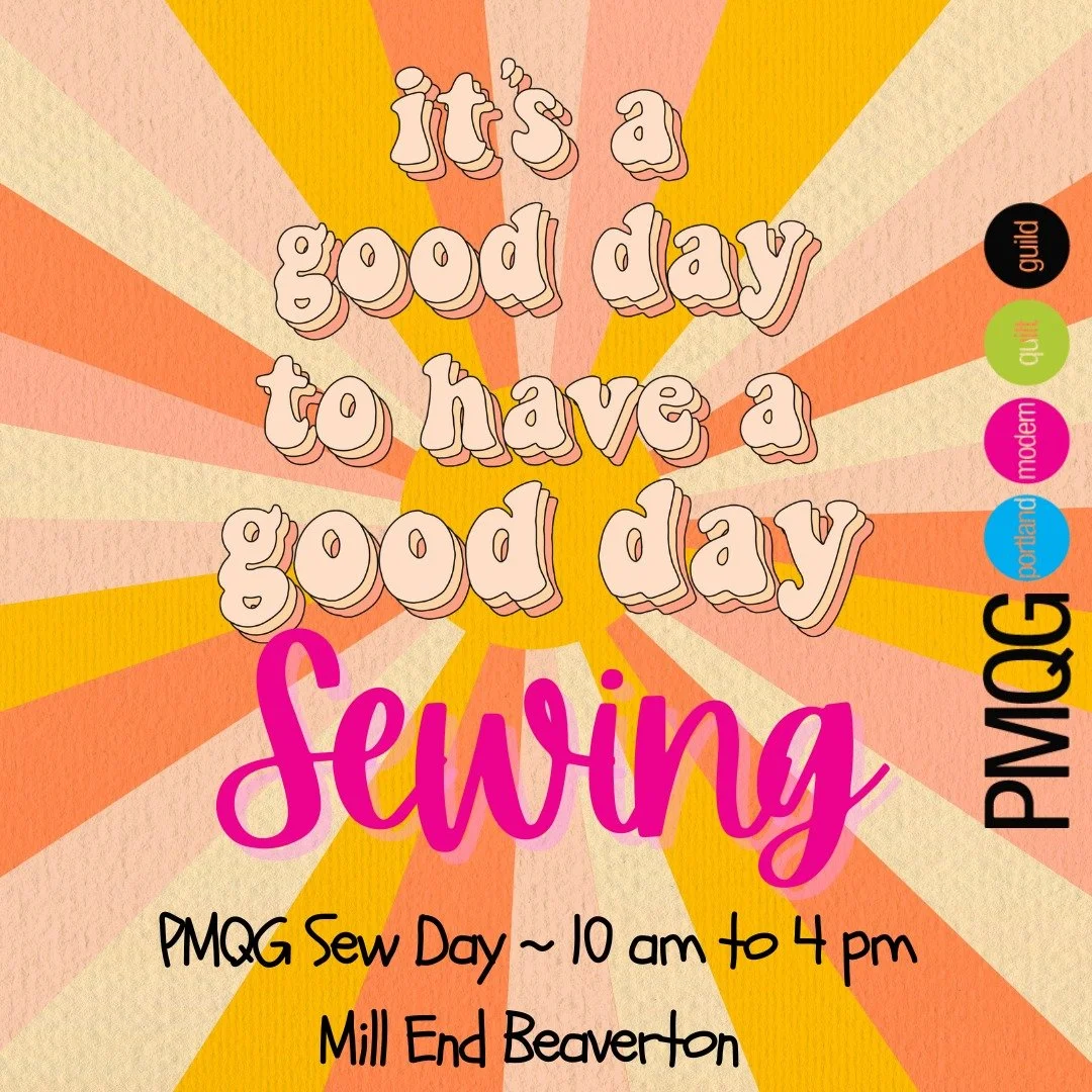 🧵 PMQG Sew Days Are Back! 🧵

Grab your sewing machine (or just your creative spirit) and join us for a fun-filled day of sewing, inspiration, and community!

🗓️ Date: Saturday, October 4th
🕙 Time: 10:00 AM &ndash; 4:00 PM
📍 Location: Mill End St