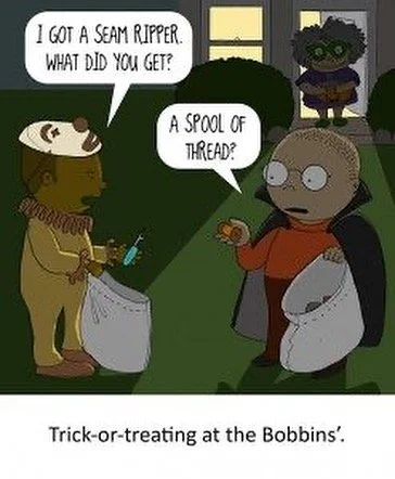 🎃🧵 Ghouls Just Wanna Have Fun &mdash; Hand Sew Happy Hour! 👻🍷

Grab your favorite hand-sewing project and join us for a frightfully fun evening of stitching, sipping, and spooky socializing at Portland Wine Company! 🕸️ Whether you&rsquo;re quilt