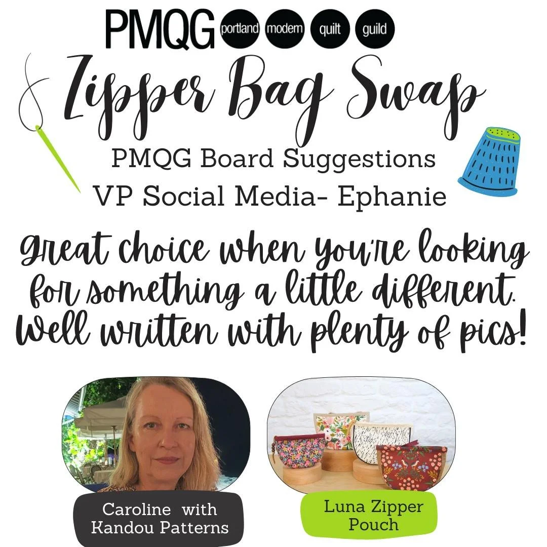 ✨ Zipper Bag Swap Inspiration! ✨
From Ephanie, our VP of Social Media 💕

Looking for a fun twist on your classic square zipper pouch?
These Kandou Patterns are beautifully written and come with plenty of photos and video tutorials to guide you throu