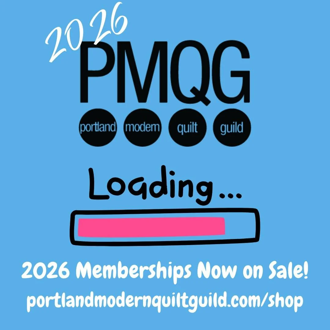 🧵✨ 2026 PMQG Memberships Are Now On Sale! ✨🧵
Join (or renew!) for $70/year and enjoy a full year of quilting, community, and creativity.

Your membership includes:

&bull; Full membership in the national MQG and all of their benefits
&bull; Monthly