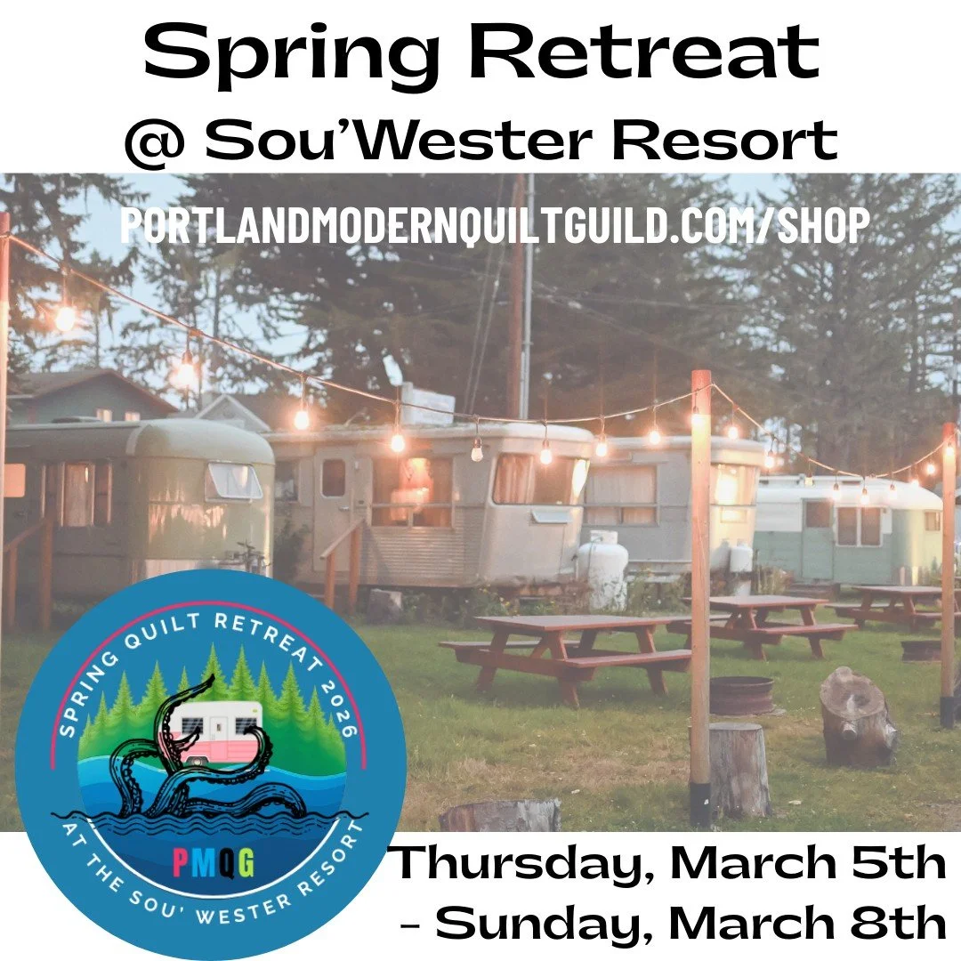 🌊🧵 PMQG 2026 Spring Retreat 🧵🌊
📍 Sou&rsquo; Wester Lodge | Seaview, WA
📅 March 5&ndash;8, 2026

Pack your projects and escape to the coast! Join PMQG for three days of quilting, creativity, and connection in a beautiful seaside setting.

✨ What