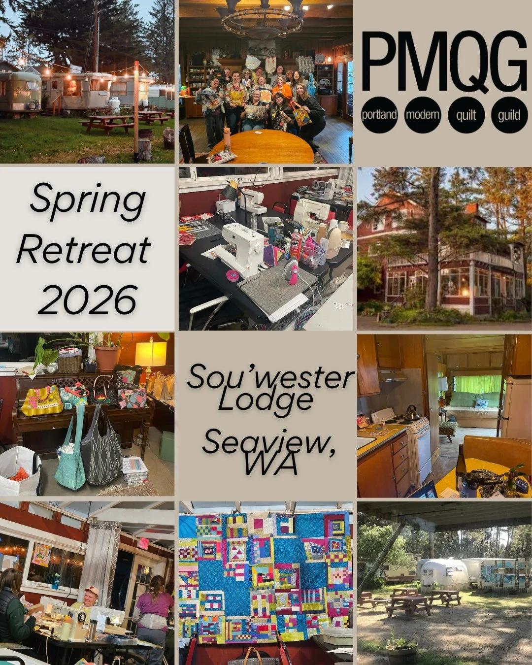 🌧️✨ Sou'wester Spring Retreat Recap ✨🌧️
Rain? What rain. 😄

From March 5&ndash;8, a wonderful group of us took over the Sou'wester in Seaview, WA &mdash; and it was everything a retreat should be. We tucked into the cutest vintage trailers (comple