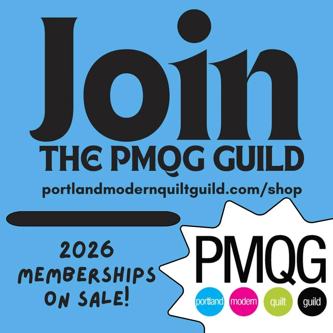🧵✨ 2026 PMQG Memberships Are Open! ✨🧵

Join (or renew!) for a full year of quilting, creativity, and connection with our vibrant community.

Your membership includes:
&bull; Full membership in the national MQG, plus all associated benefits
&bull; M