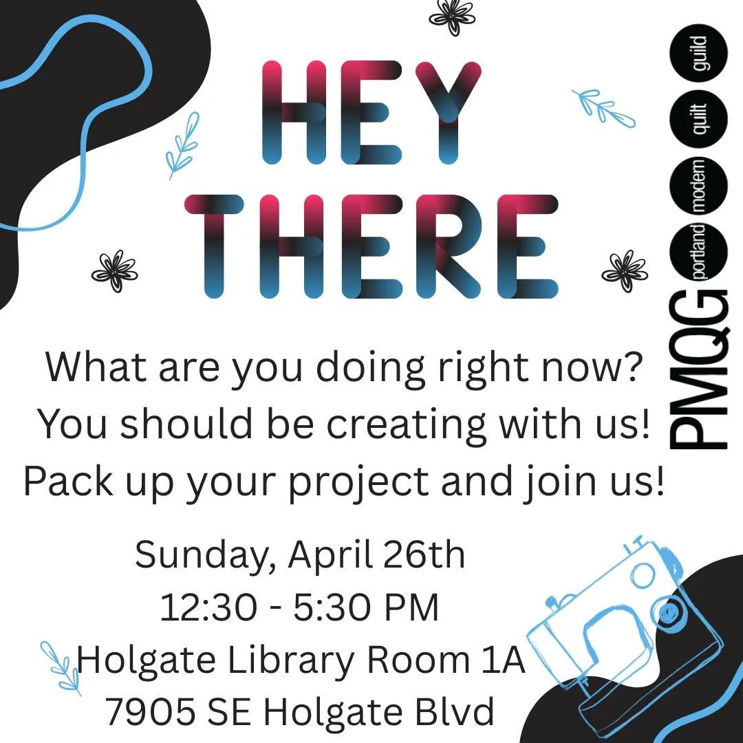🧵 East Side &mdash;  we&rsquo;re back for round two! TODAY

After a great first meetup, PMQG is excited to bring back our East Side Sew Day&mdash;and we&rsquo;d love to see you again (or for the first time)! 🎉

PMQG East Side Sew Day

📅 Sunday, Ap