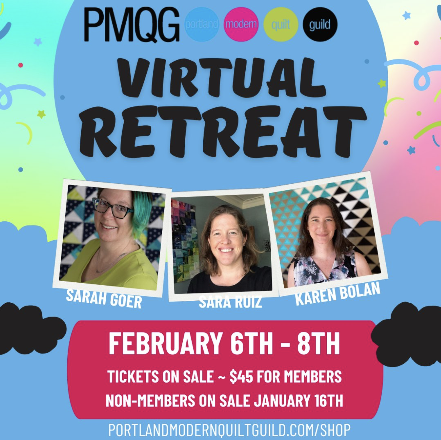 Portland Modern Quilt Guild Virtual Retreat