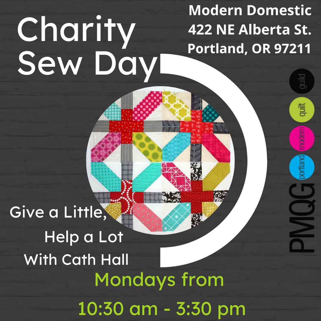 Charity Sew Day at Modern Domestic