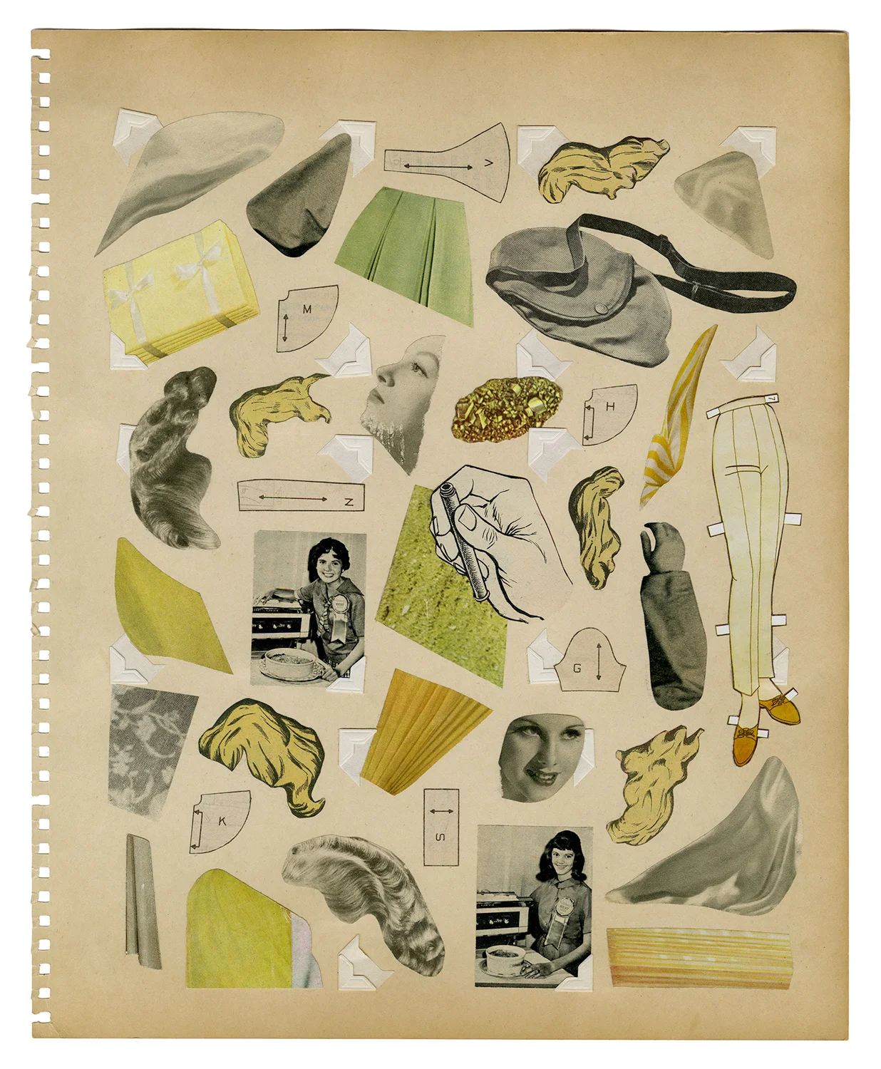 Diagram of a Follower / Collage / 2014 / Available for sale