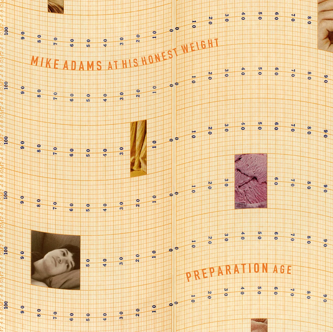 Mike Adams at His Honest Weight, "Preparation Age" / Vinyl jacket design (front) / 2015