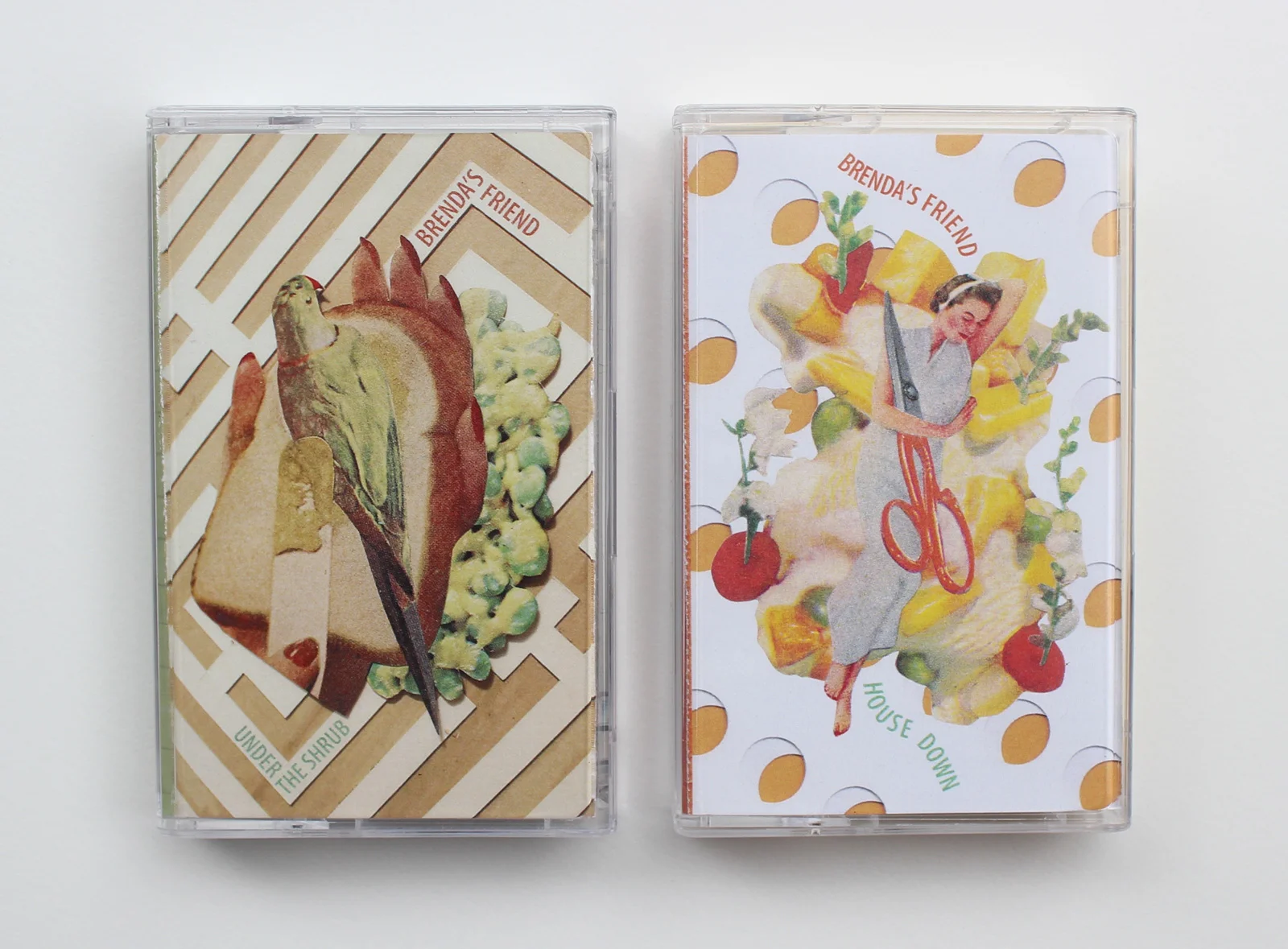 Brenda's Friend / Two cassette tape designs / 2015-16