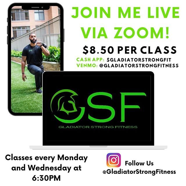 Start your week off right by joining class tonight!