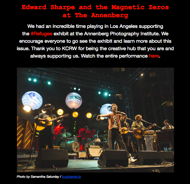 Edward Sharpe and the Magnetic Zeros press release