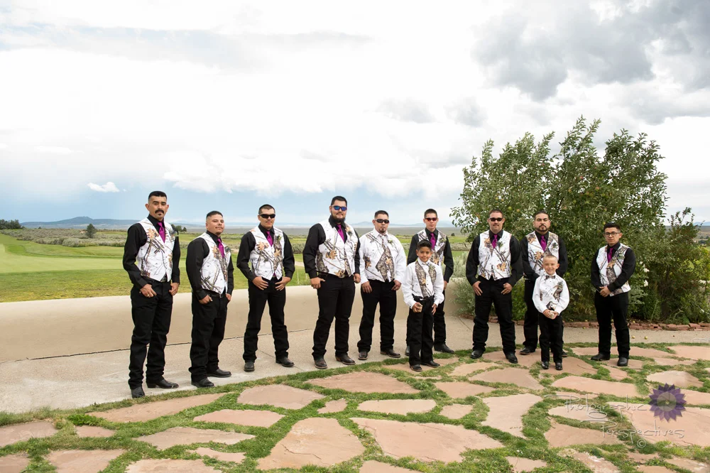 complete wedding, camo wedding, outdoor wedding