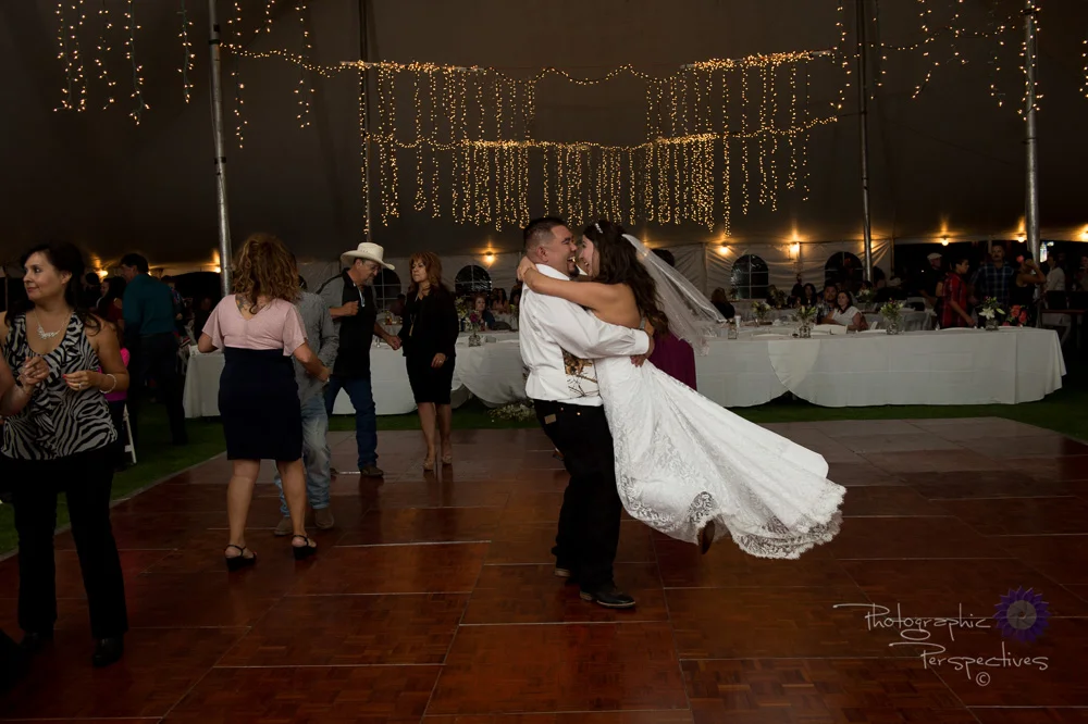 complete wedding, camo wedding, outdoor wedding