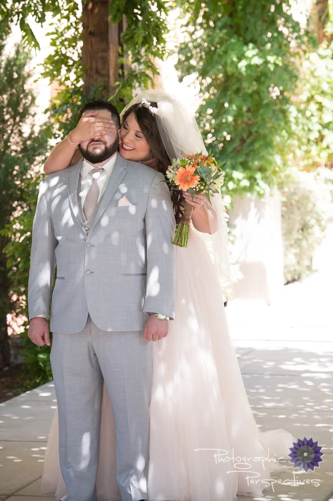 Hotel ABQ Wedding | First Look | Albuquerque Wedding Photography | Photographic Perspectives