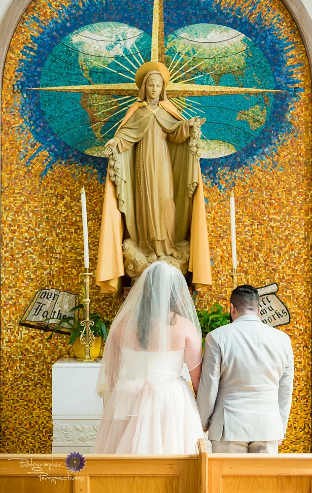 St. Therese Catholic Church | New Mexico Photographers | Photographic Perspectives | Catholic wedding