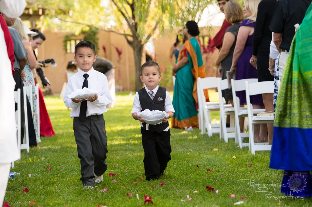 Wedding Photography in Albuquerque | Photographic Perspectives | Ring Bearers | Wedding Ceremony | Photographic Perpspectives