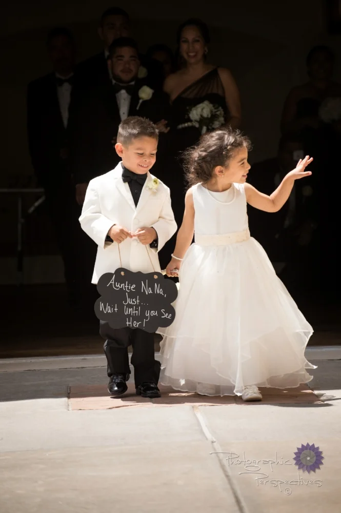 Hotel Albuquerque Wedding | Wedding Processional | Flower Girl | Ring Bearer | LGBT wedding | Photographic Perspectives