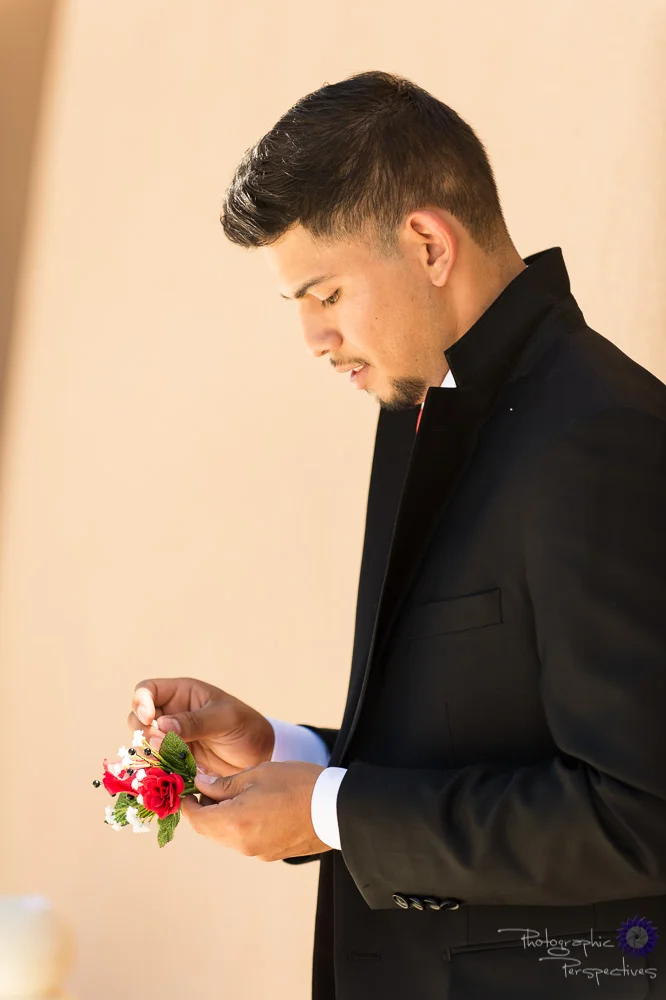 Albuquerque Wedding Groom Prep
