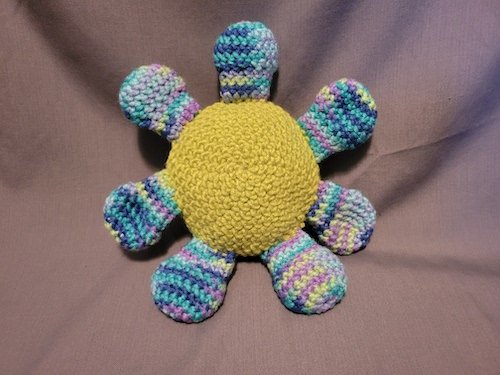 Crochet Flower Lovey