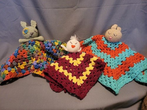 Crochet Security Blankets
