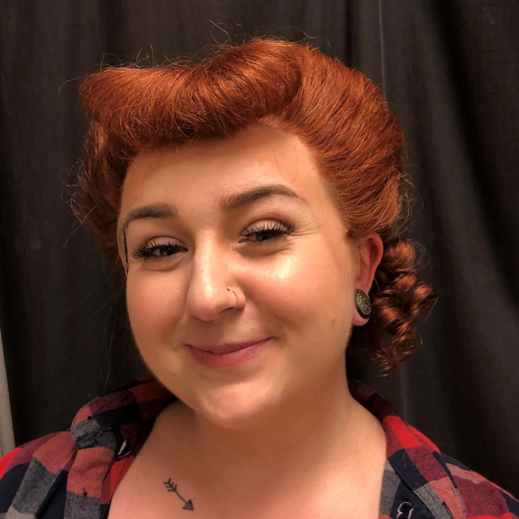 1940’s Wig on Model