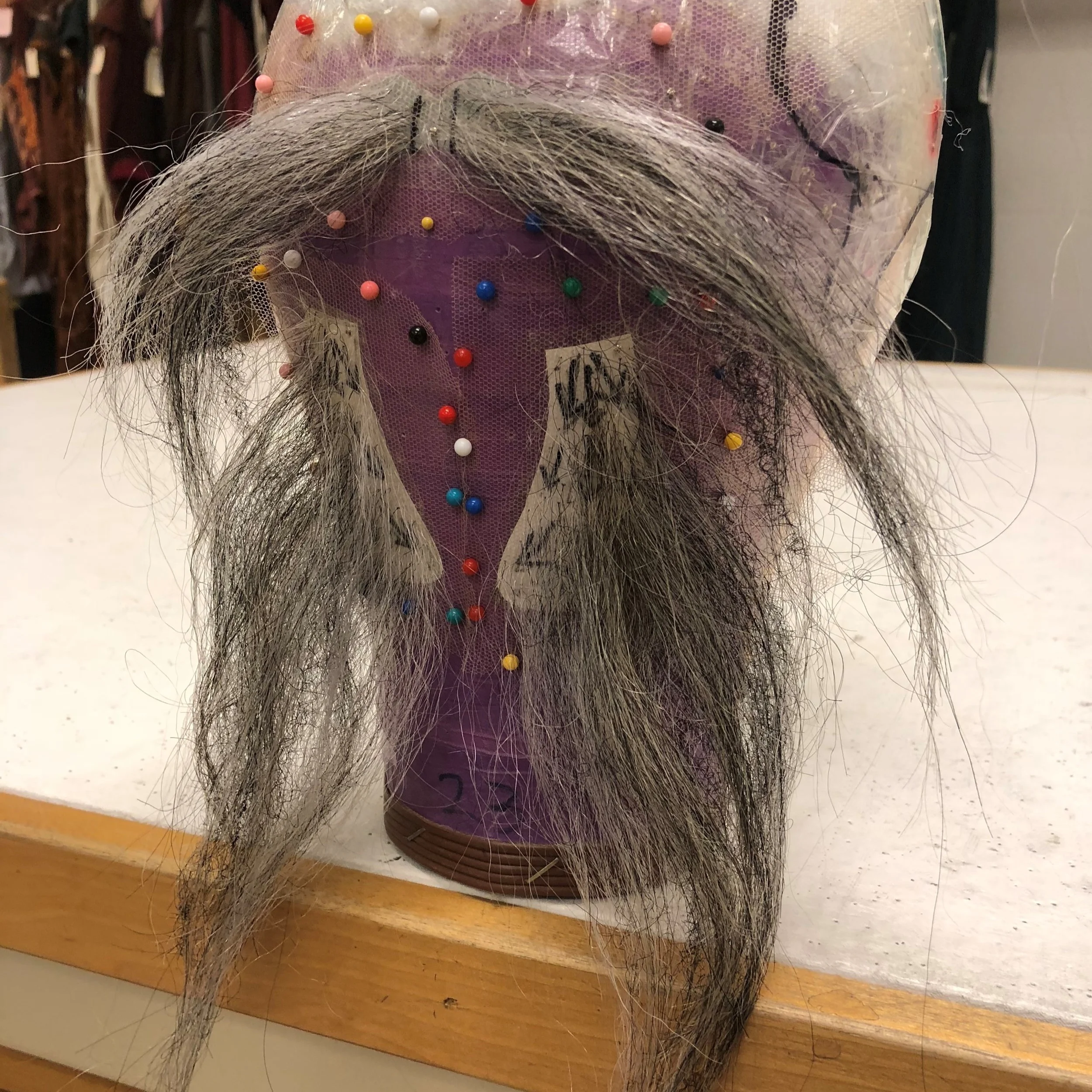 Ventilated Mustache and Sideburns (uncut and unstyled)