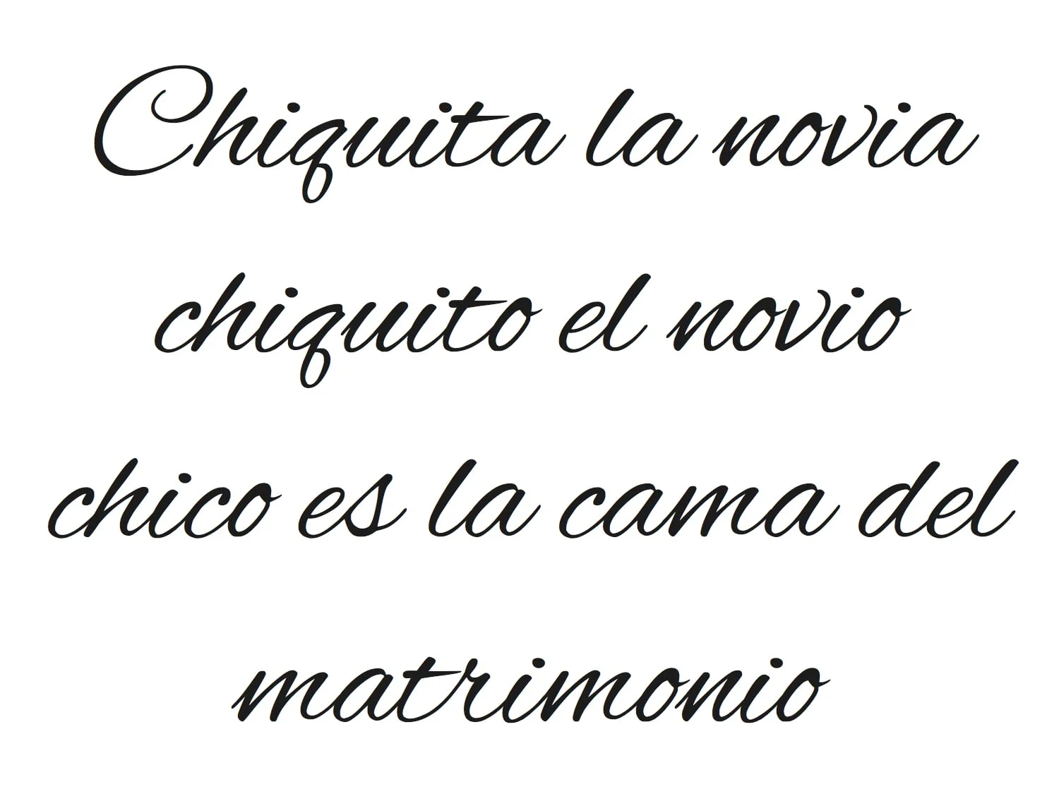 Small Bride, Small Groom | Viernes con una Letra