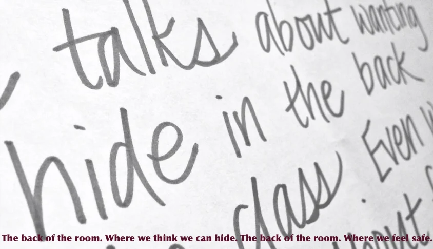 Why She Starts Class in the Back of the Room