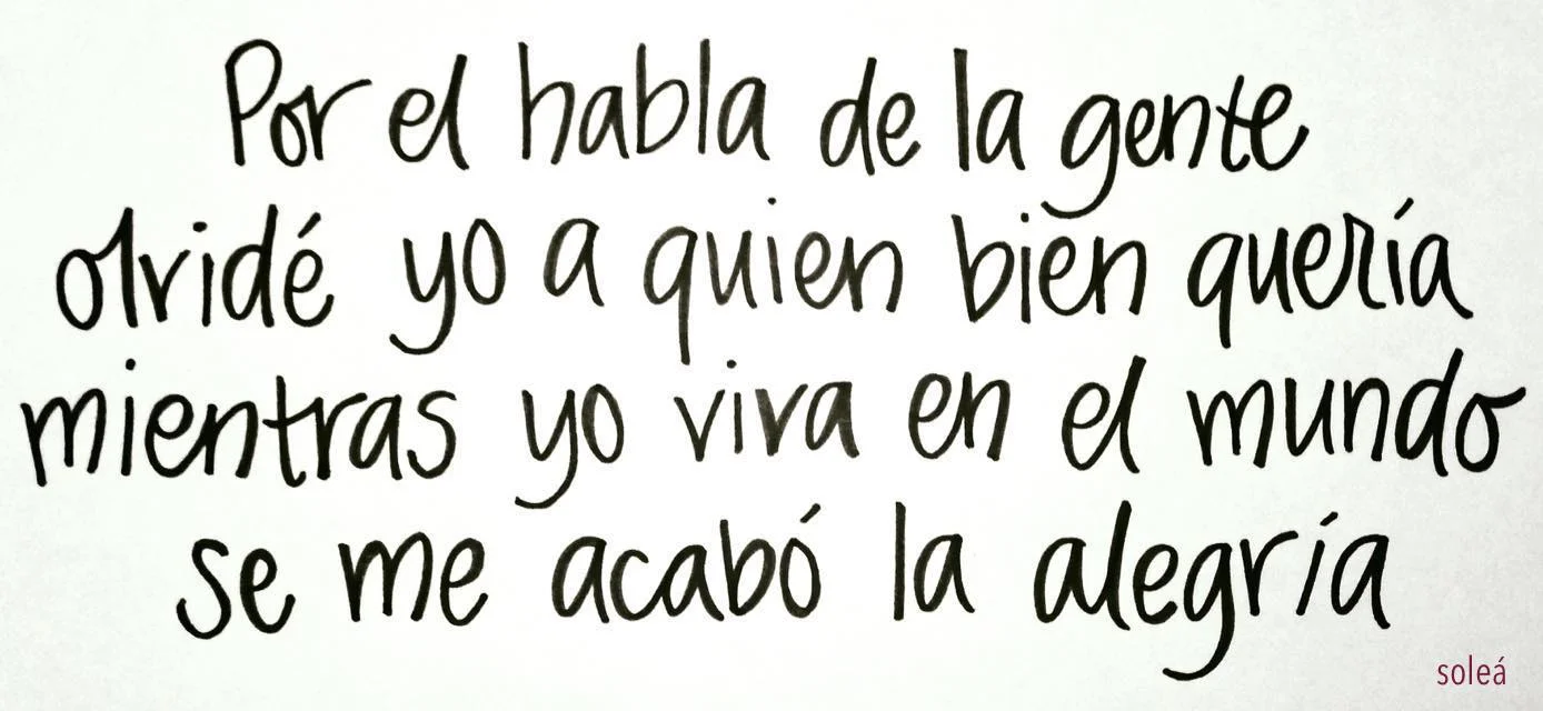 Because of What People Said | Viernes con una Letra