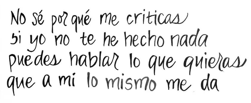 Why You Criticize Me | Viernes con una Letra