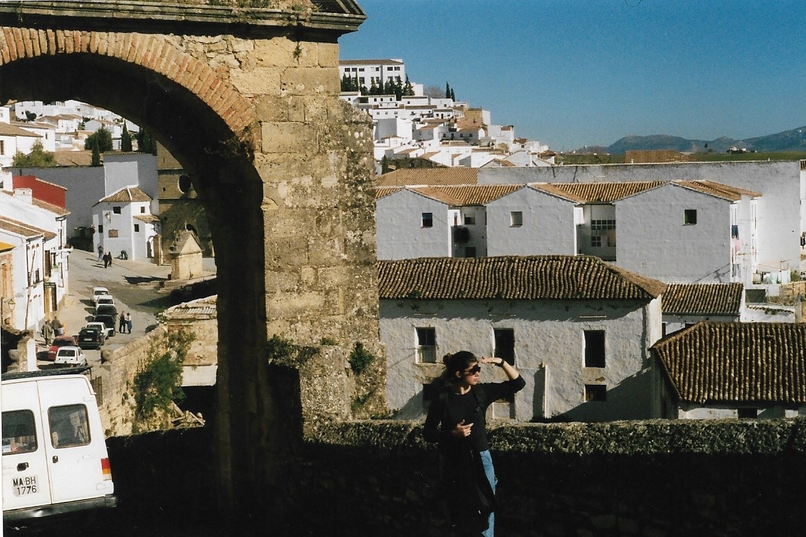 My sister, Polly, in Ronda