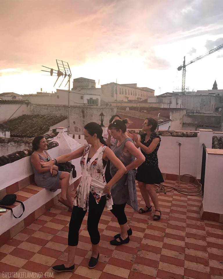 bulerias on the roof at sunset.jpg