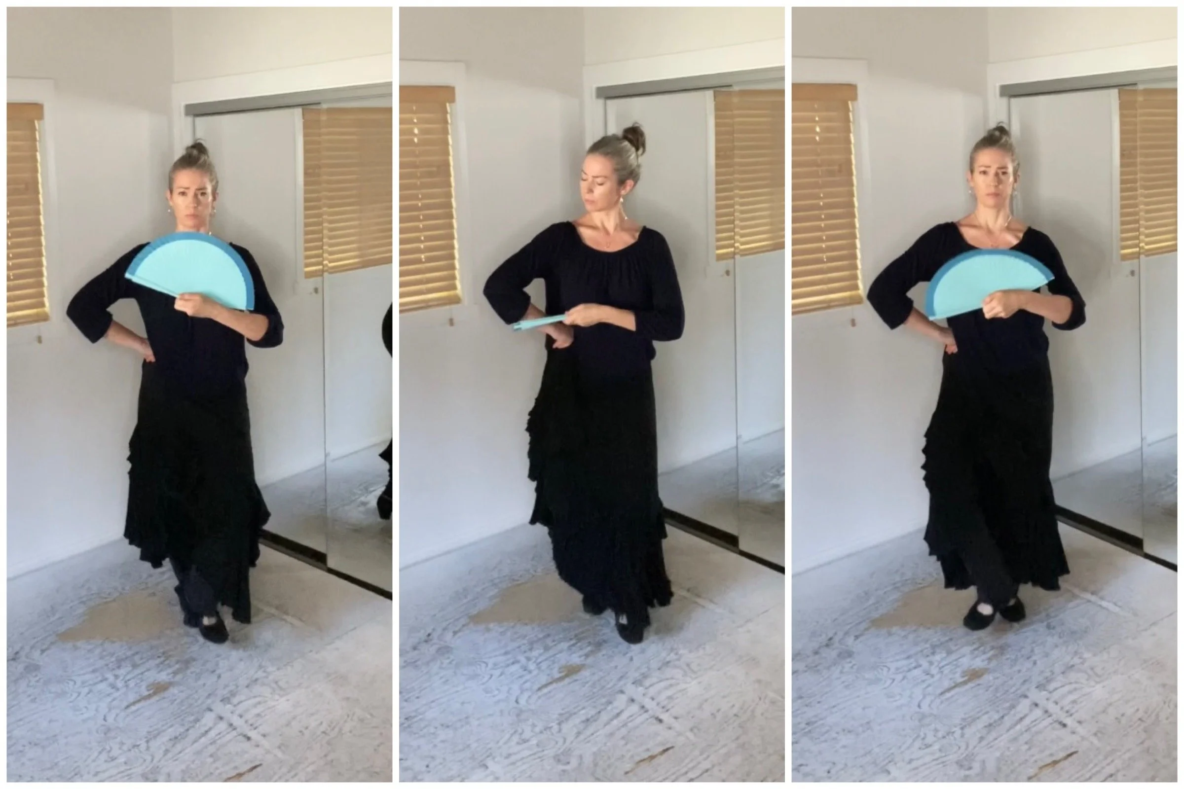 Simple Abanico Percussive Step Tutorial [Flamenco Dance Steps]