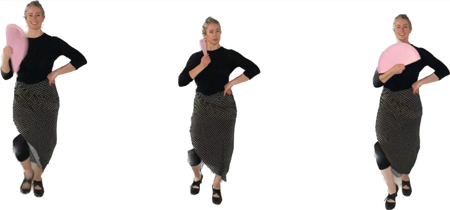 Abanico Step with Contratiempo [Flamenco Dance Steps]