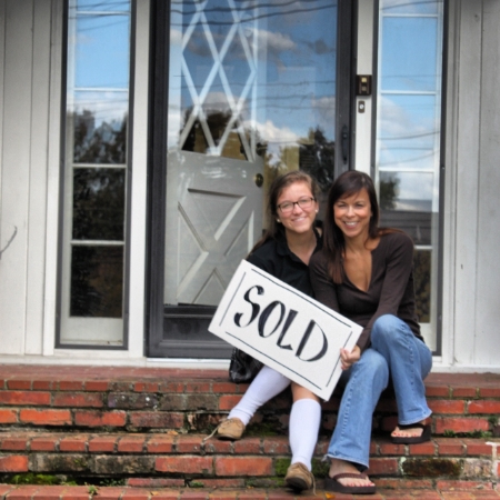 mck & i on closing day.