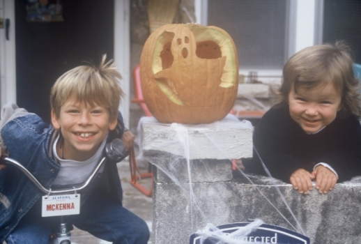 saxon & mck on our shared front porch when they were so young.