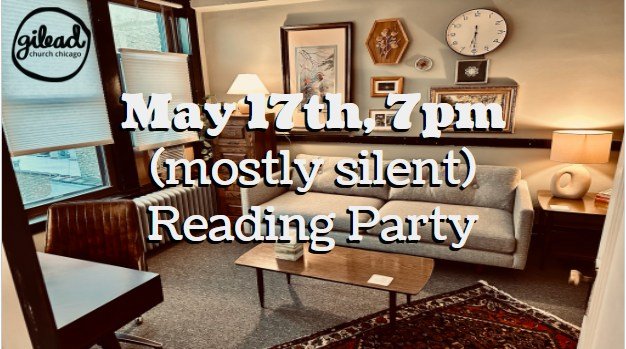 The best party is a silent reading party! We'll be doing a half 'n' half silent reading party/talking about our books this Friday at 7 pm! Deep silent reading starts at 7:15 pm SHARP and in the second hour, we&rsquo;ll be sharing favorite quotes (max