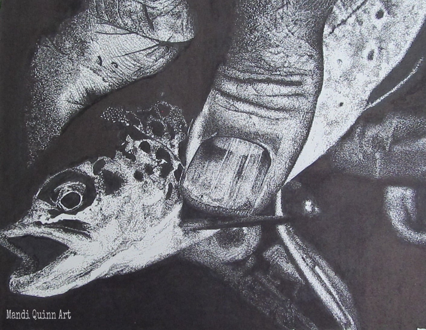 Black and White Drawing Study 3