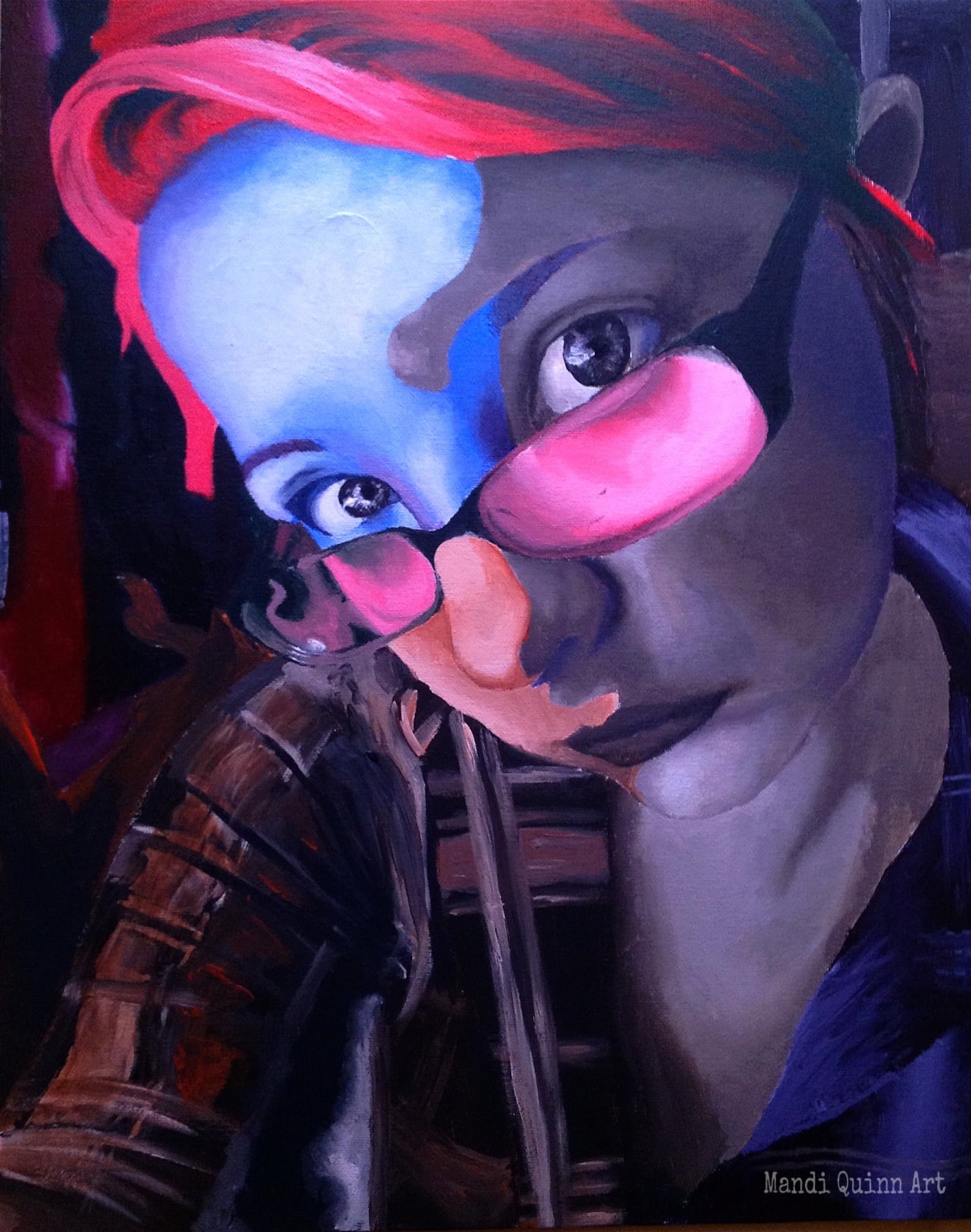 Selfie Portrait (Color Scheme Study)