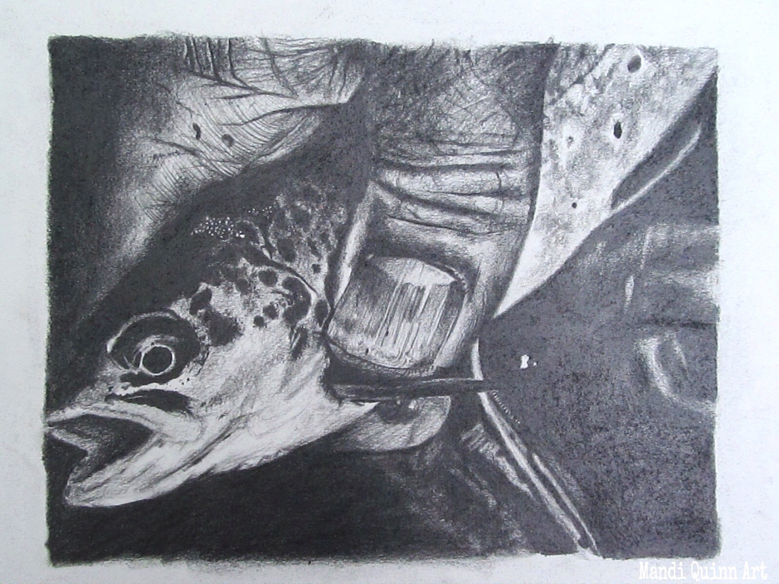 Black and White Drawing Study 4