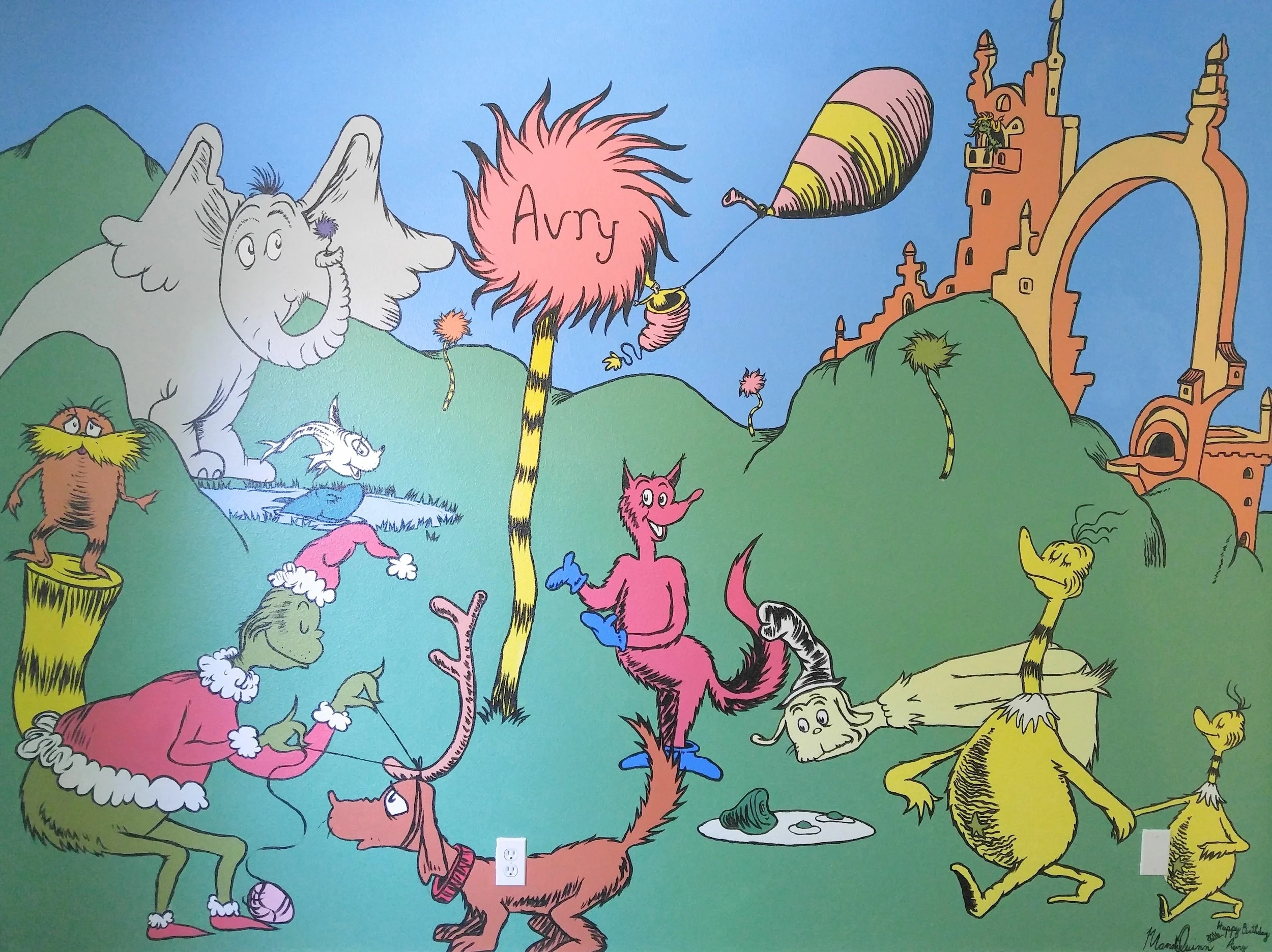 Nursery Dr. Seuss Mural