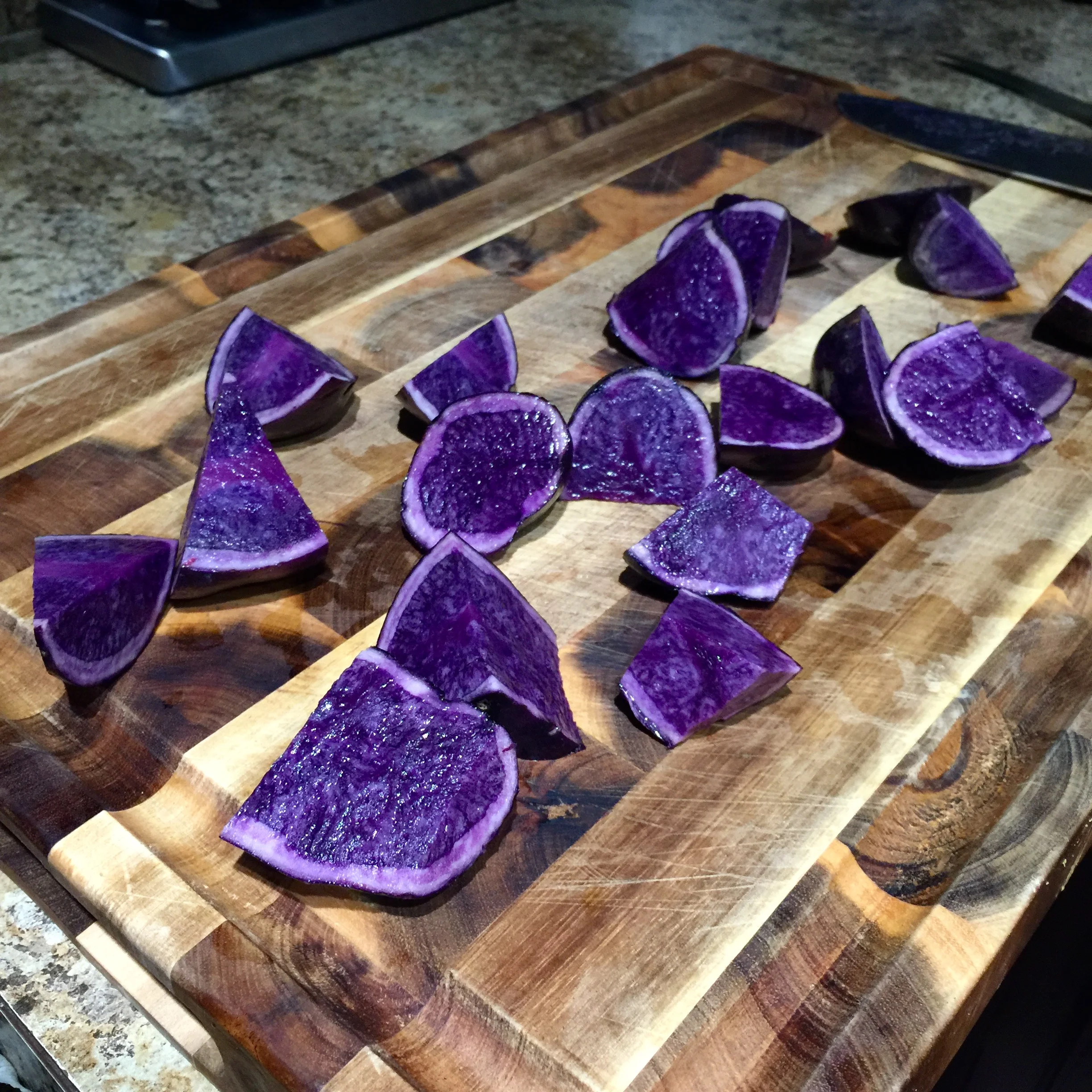 BECAUSE WHO EATS REGULAR POTATOES?