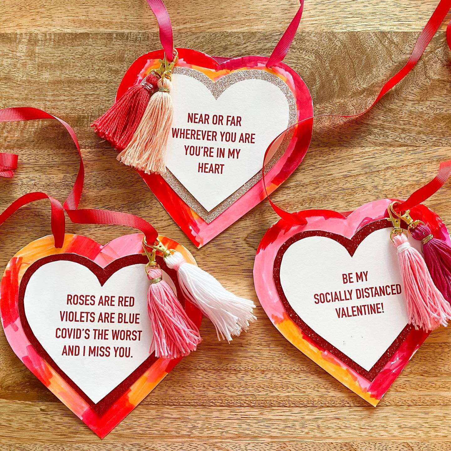 Roses are red, violets are blue, covid&rsquo;s the worst, and I miss you. These adorable door hanging Valentine&rsquo;s are surprisingly easy to make! Click the link in our profile to head over to the blog and make your own!
.
.
.
.
.
.
.
.
.
.
.
#va
