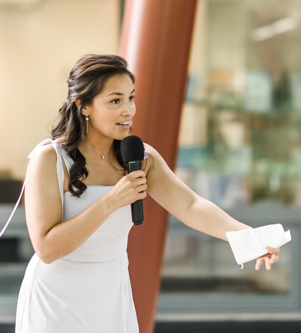 Laura Cerrano of Feng Shui Manhattan giving a speech at networking funciton in New York City for Feng Shui Photo by Tatiana Valerie at ArtVesta Studio.jpg